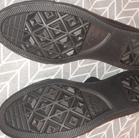 Brand new black converse mens size 9 - Picture 4 of 5